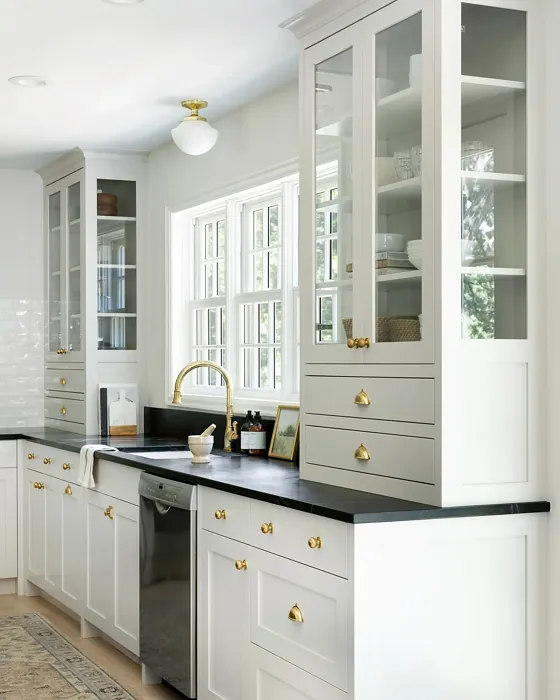 Sherwin Williams Limewash kitchen cabinets color review