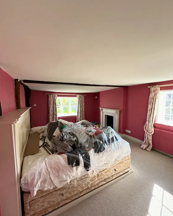 Little Greene Carmine bedroom color