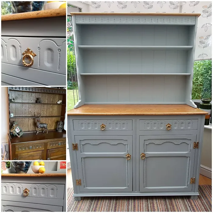 Little Greene Celestial Blue painted furniture 