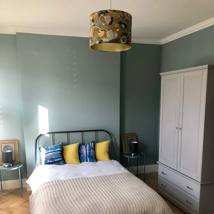 Little Greene Celestial Blue bedroom paint review