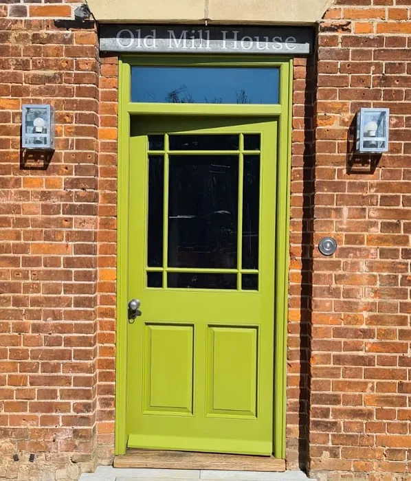 Little Greene Citrine 71 front door