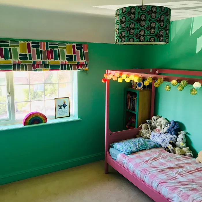Little Greene Green Verditer kids' room makeover