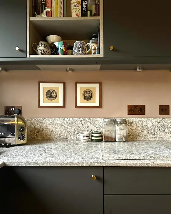 Little Greene Mochi kitchen paint