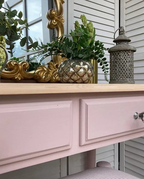 Little Greene Pink Slip 220 painted furniture