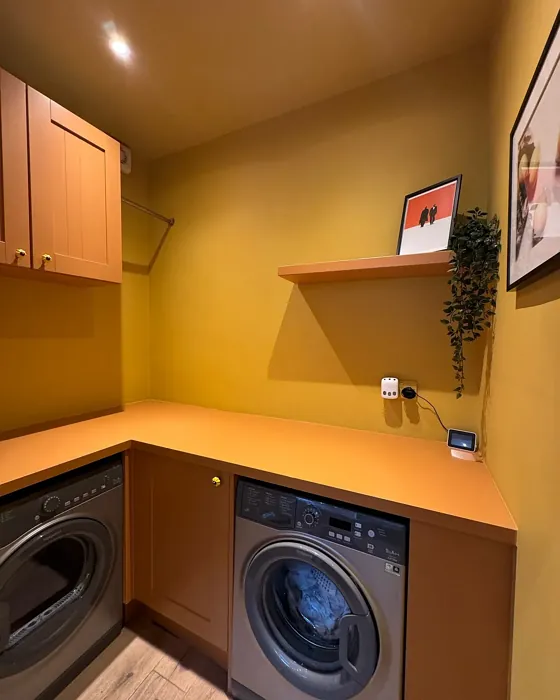 Little Greene Yellow-Pink laundry room 