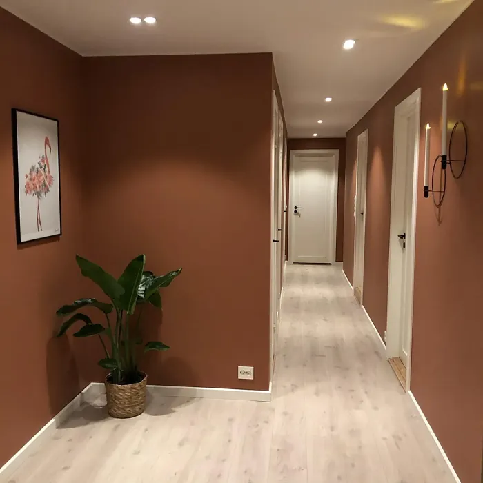 Jotun Lively Red hallway 