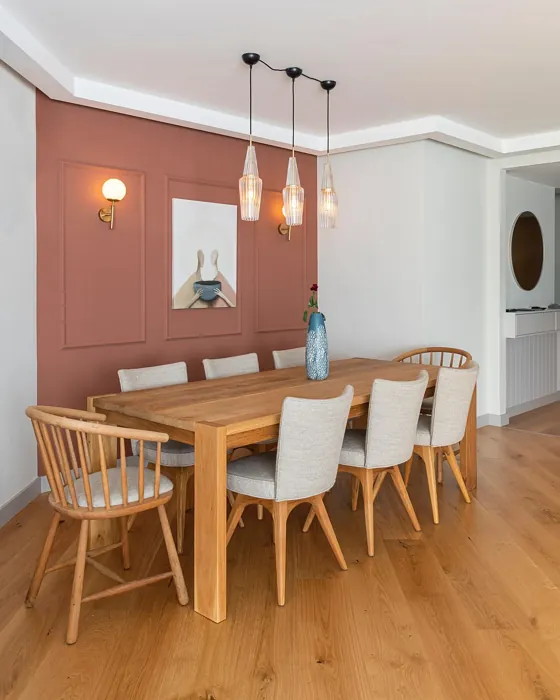 Jotun Lively Red dining room color