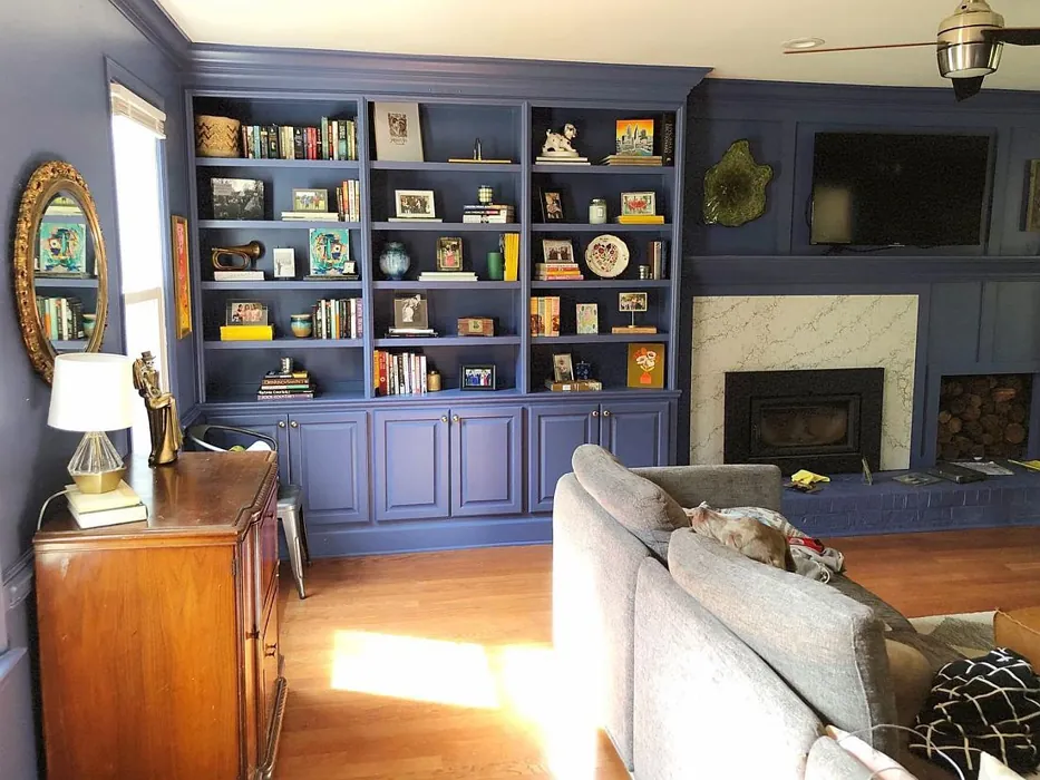 Luxe Blue Painted Storage