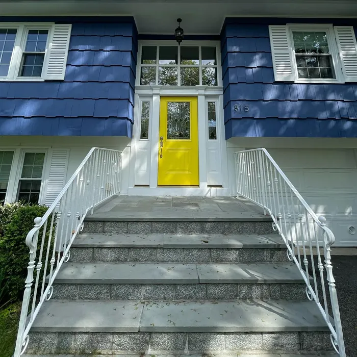 Sherwin Williams Luxe Blue exterior 