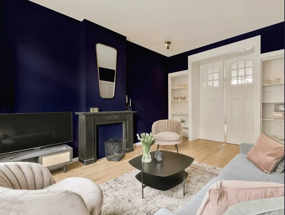 Sherwin Williams Majestic Purple victorian house interior