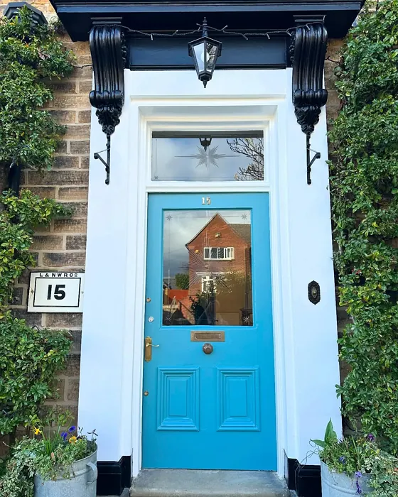 Dulux Maritime Teal front door color