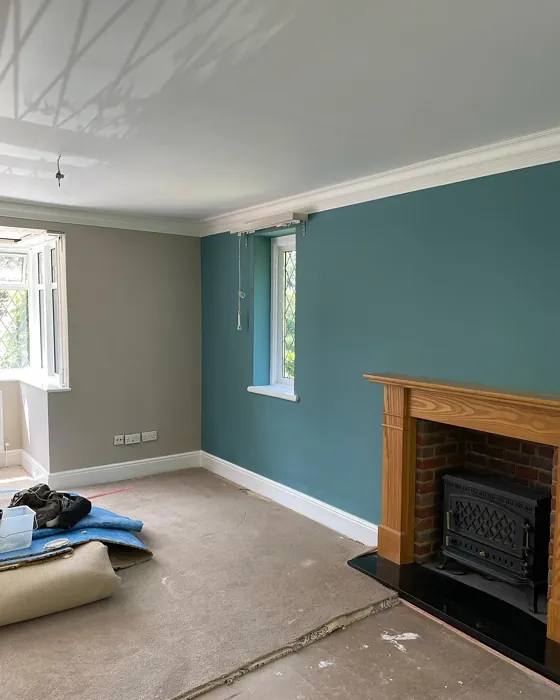 Maritime Teal living room 