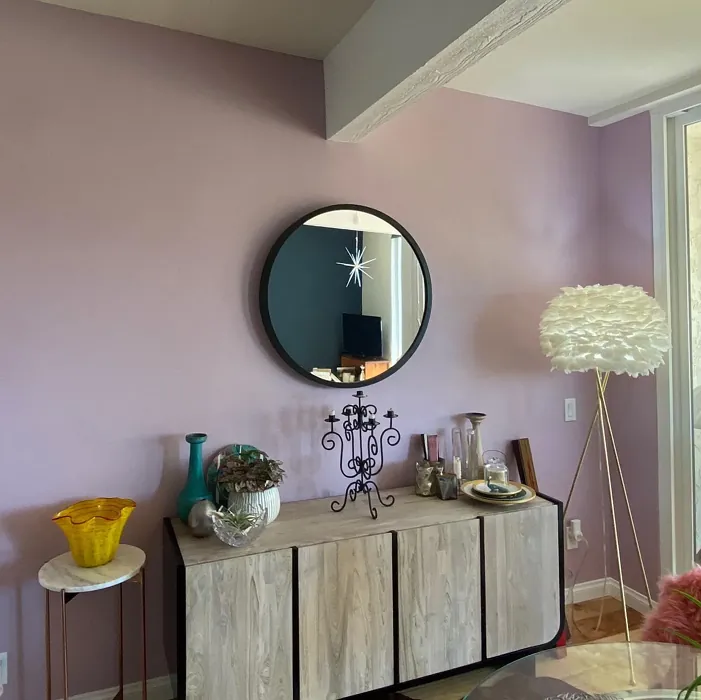 SW Mauve Finery wall paint color