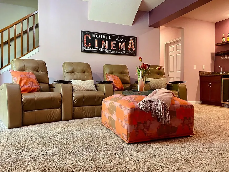 SW Mauve Finery living room color