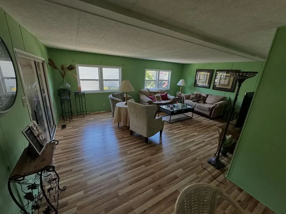 Mesclun Green living room interior