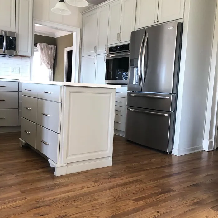 Sw Mindful Gray Kitchen Cabinets