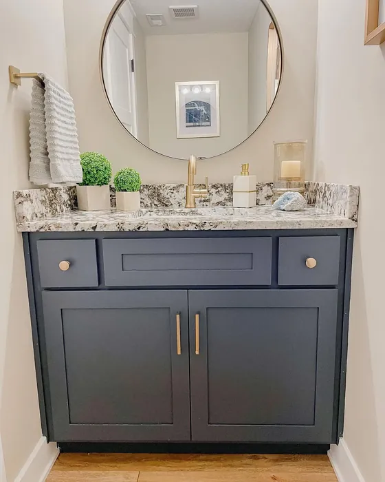 Sw mineral gray bathroom vanity