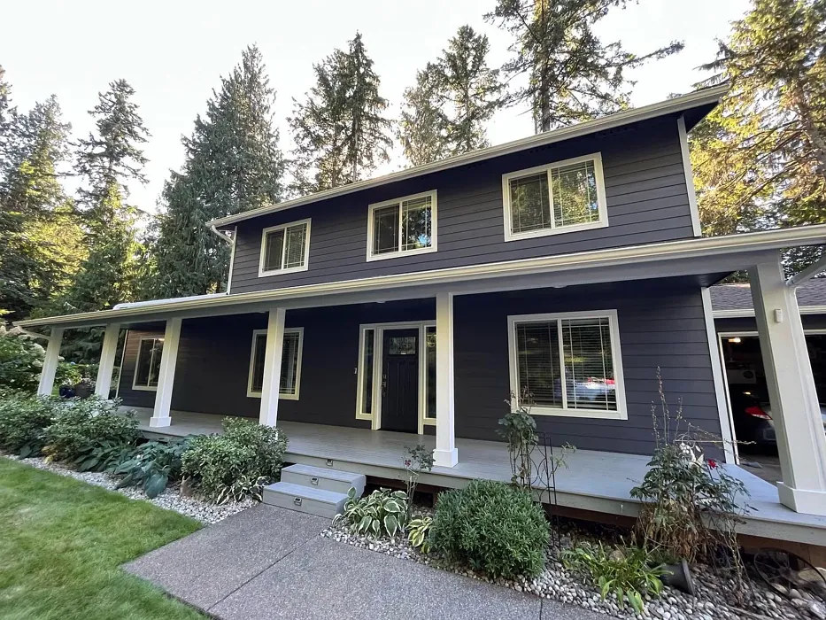 Sherwin Williams Mineral Gray house exterior 