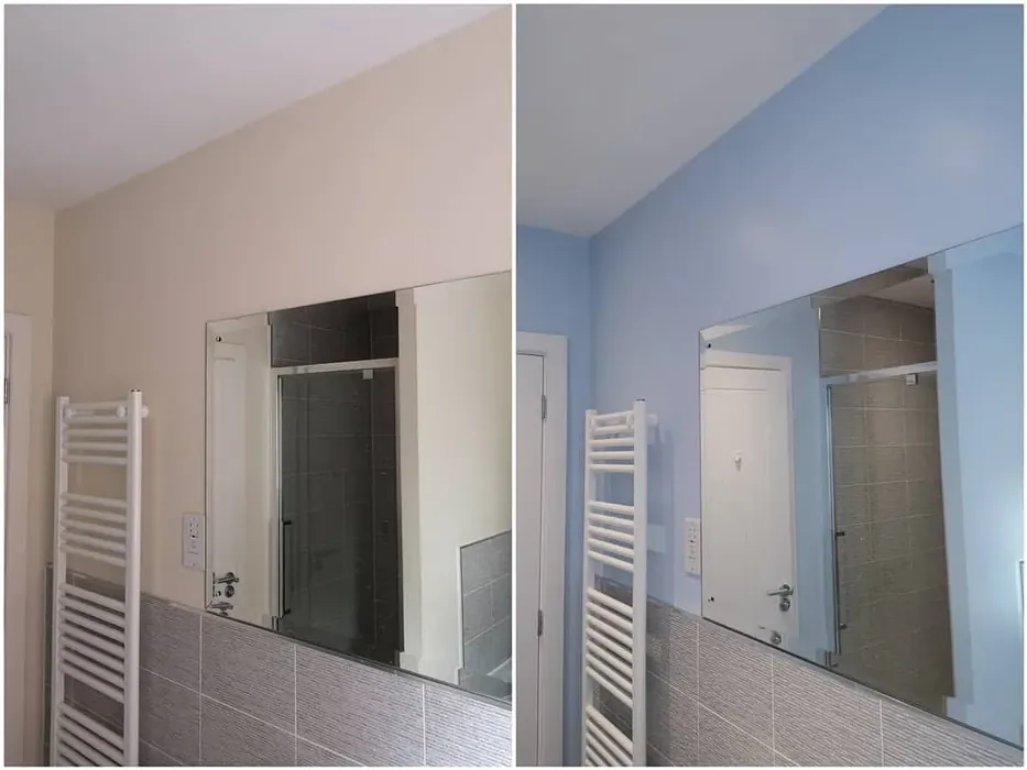 Dulux Blue Seduction 5 bathroom makeover