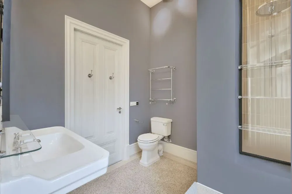 Sherwin Williams Modern Lavender bathroom