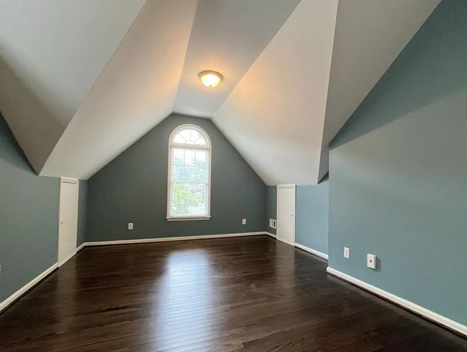 Sherwin Williams Moody Blue Living Room