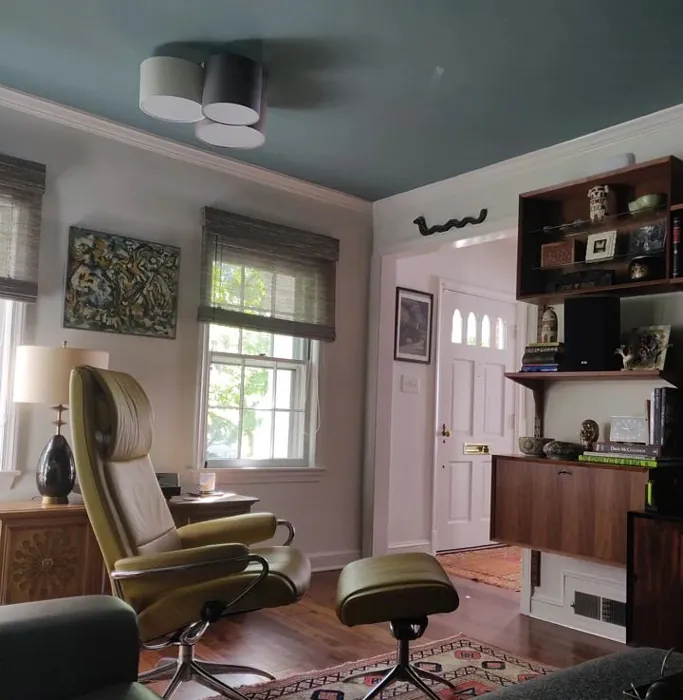 Sherwin Williams Moody Blue Ceiling