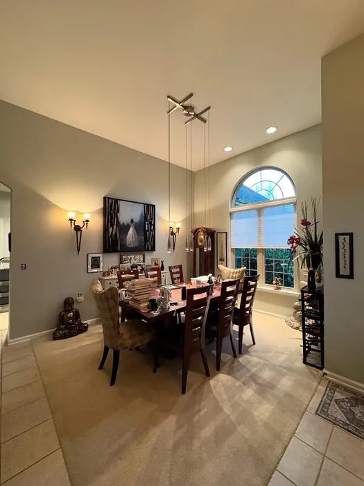 Sherwin Williams Moorstone dining room color