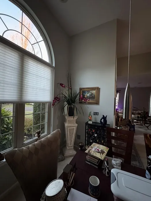 Sherwin Williams Moorstone living room review