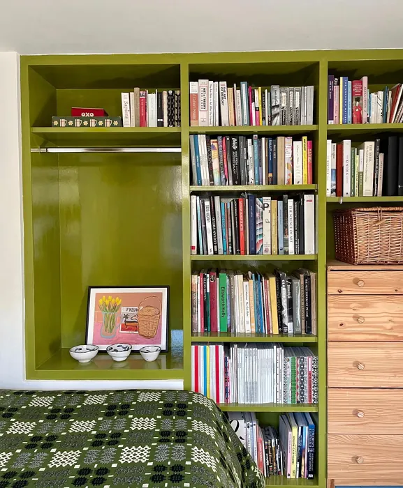 Dulux Mountain Moss painted furniture 