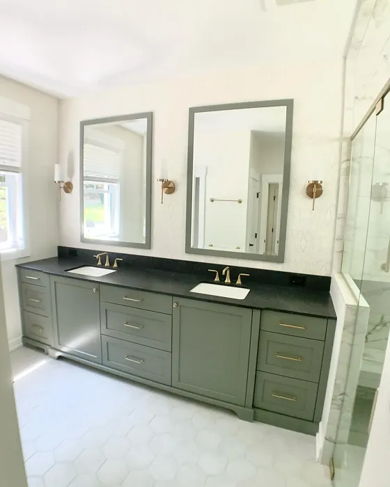 SW Mountain Road bathroom vanity 