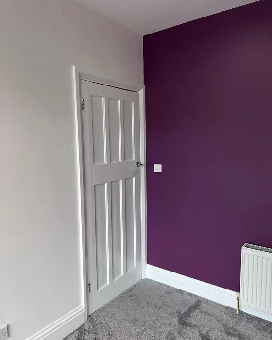 Dulux Mulberry Burst accent wall review