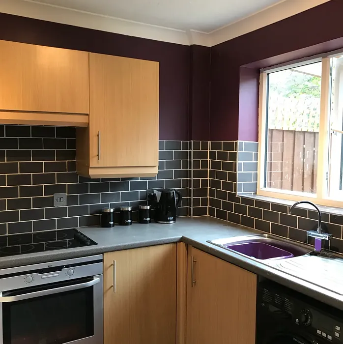 Dulux Mulberry Burst kitchen paint