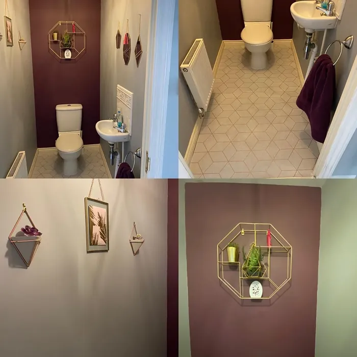 Dulux Mulberry Burst bathroom paint review