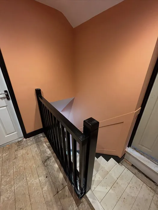 Farrow and Ball Naperon stairs 