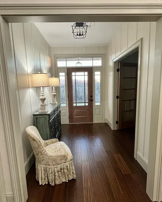 Sherwin Williams Neutral Ground hallway color review