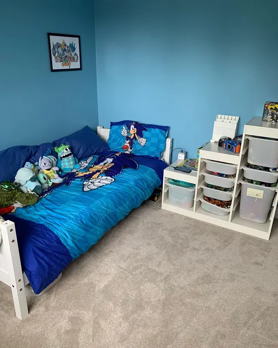 Dulux Nordic Sky kids' room color review