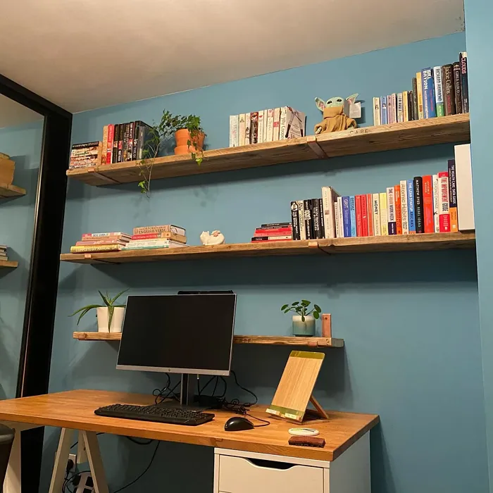 Dulux Nordic Sky home office 