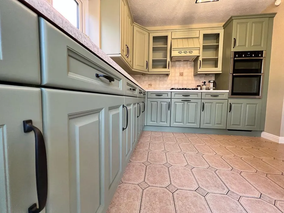 Little Greene Normandy Grey 79 kitchen cabinets