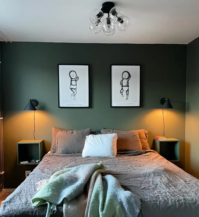 Jotun Northern Mystic scandinavian bedroom paint review