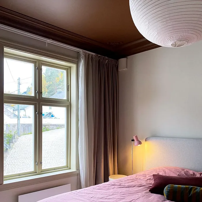 Jotun Norwegian Wood eclectic bedroom interior