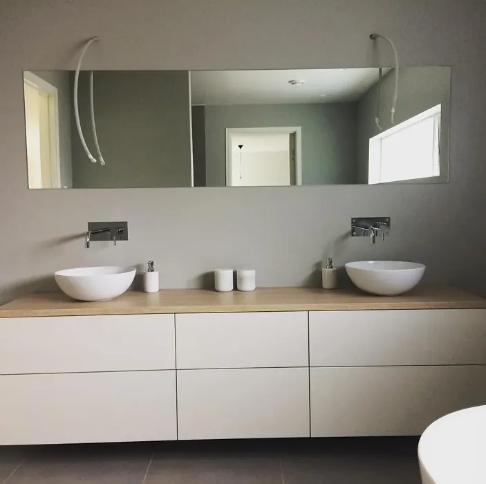 Jotun Objective minimalist bathroom color