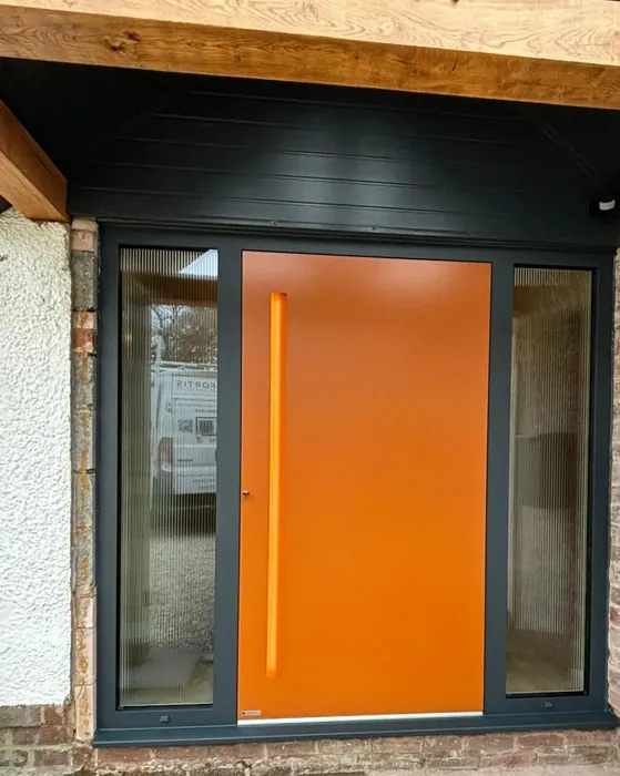 RAL 8023 front door color