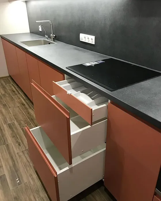 RAL Classic  Orange brown kitchen cabinets color