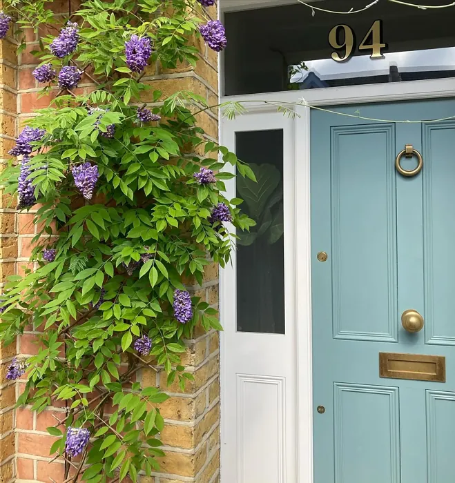 Farrow and Ball Oval Room Blue front door color