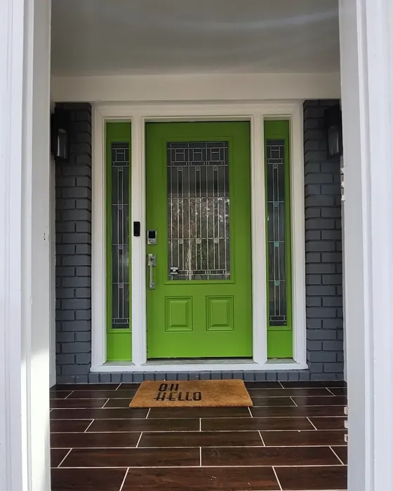 Sherwin Williams Overt Green Front Door