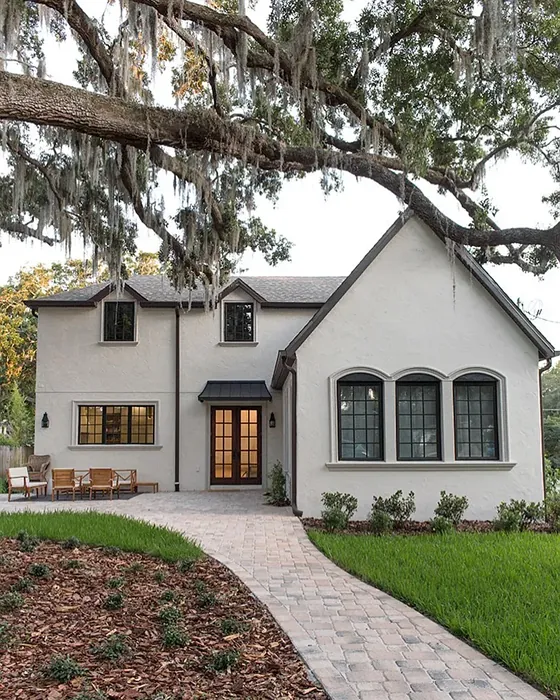 Sherwin Williams Oyster White exterior paint