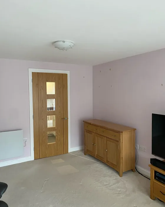 Dulux Pale Peony wall paint makeover