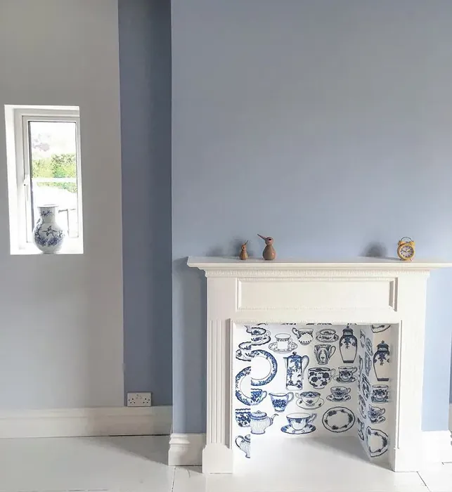 Interior with paint color Little Greene Pale Wedgwood 249