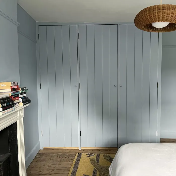 Little Greene Pale Wedgwood bedroom paint