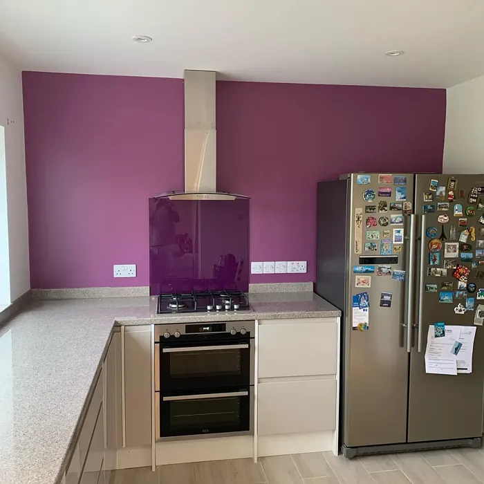 Dulux Passion Flower accent wall color